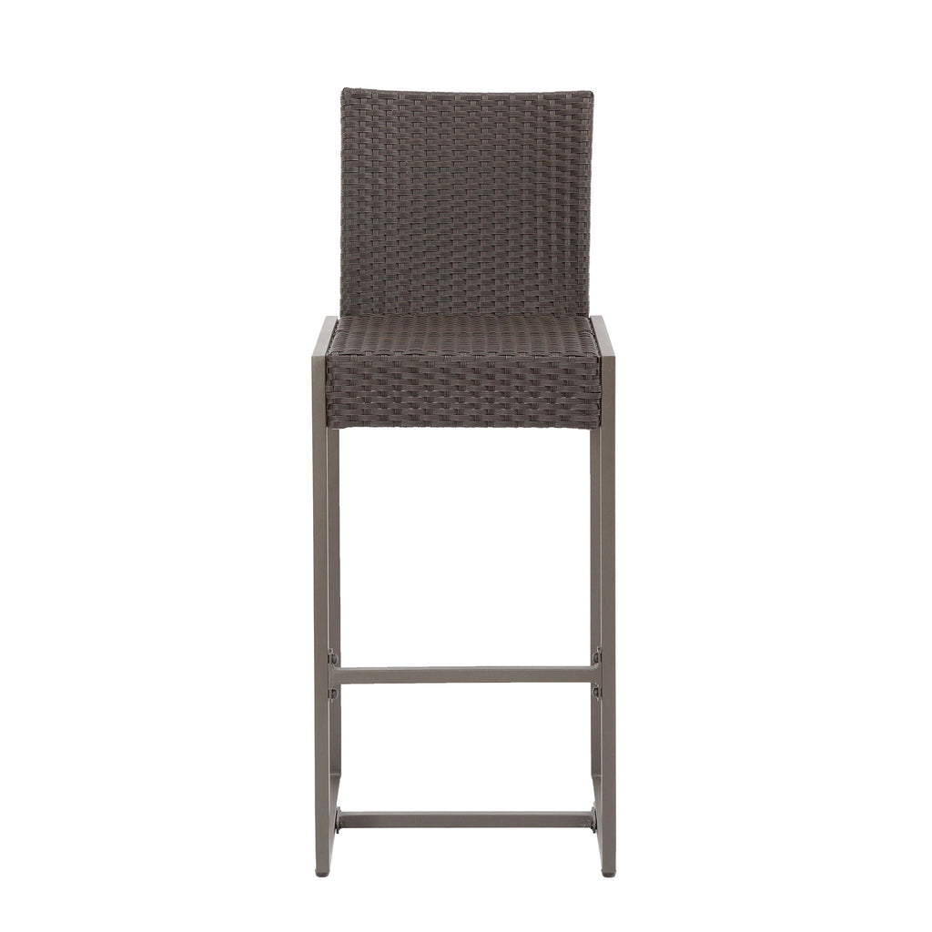 Outdoor Barstool With Hand Crafted Details (Set of 2)