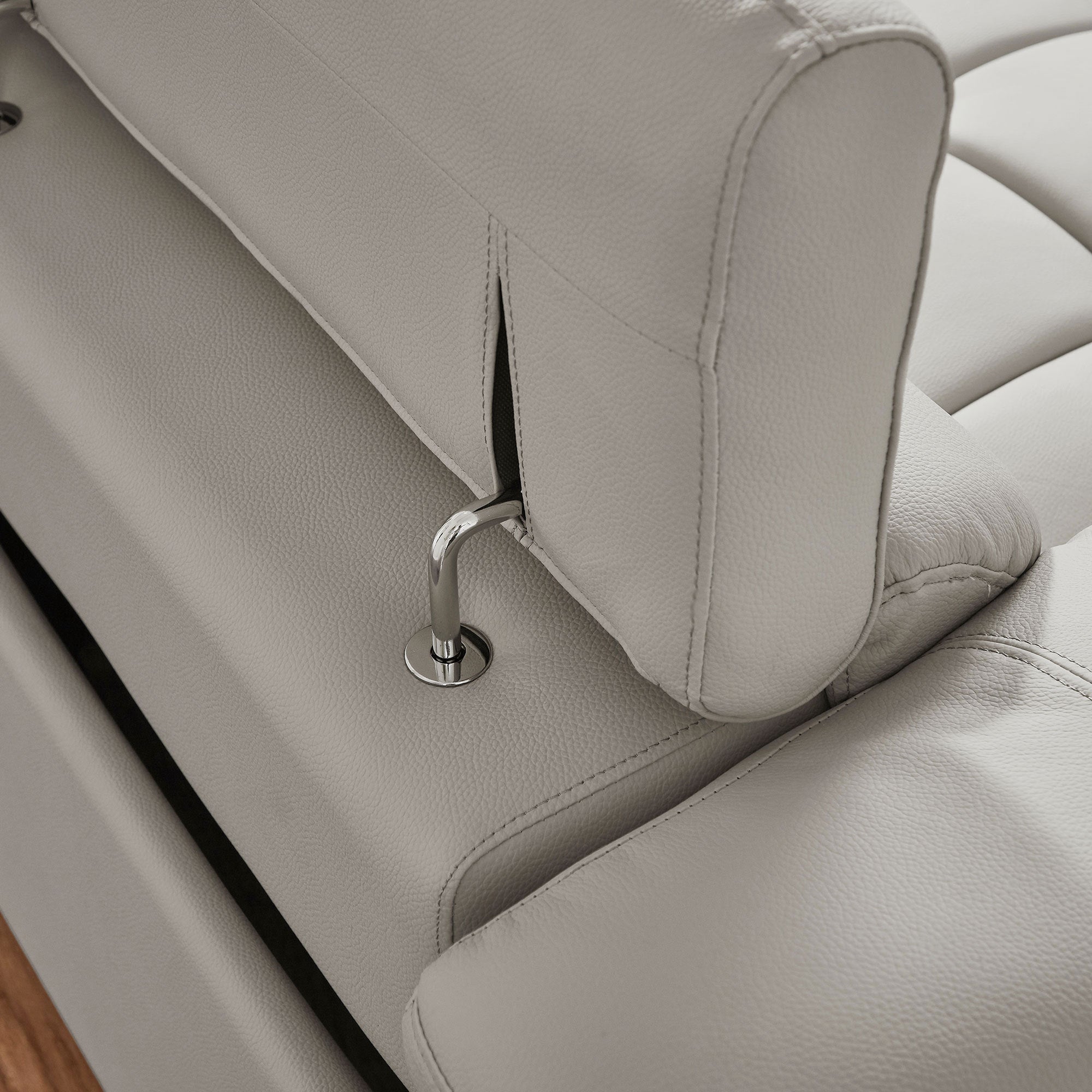 4 Seats Wall-Hugger Reclining Sofa Modern Electric Control Genuine Leather L Shaped Couch,Lounge Seat Theater Seating Furniture with USB Port, Sofa with Headrest & Footrest for Living Room,Apartment