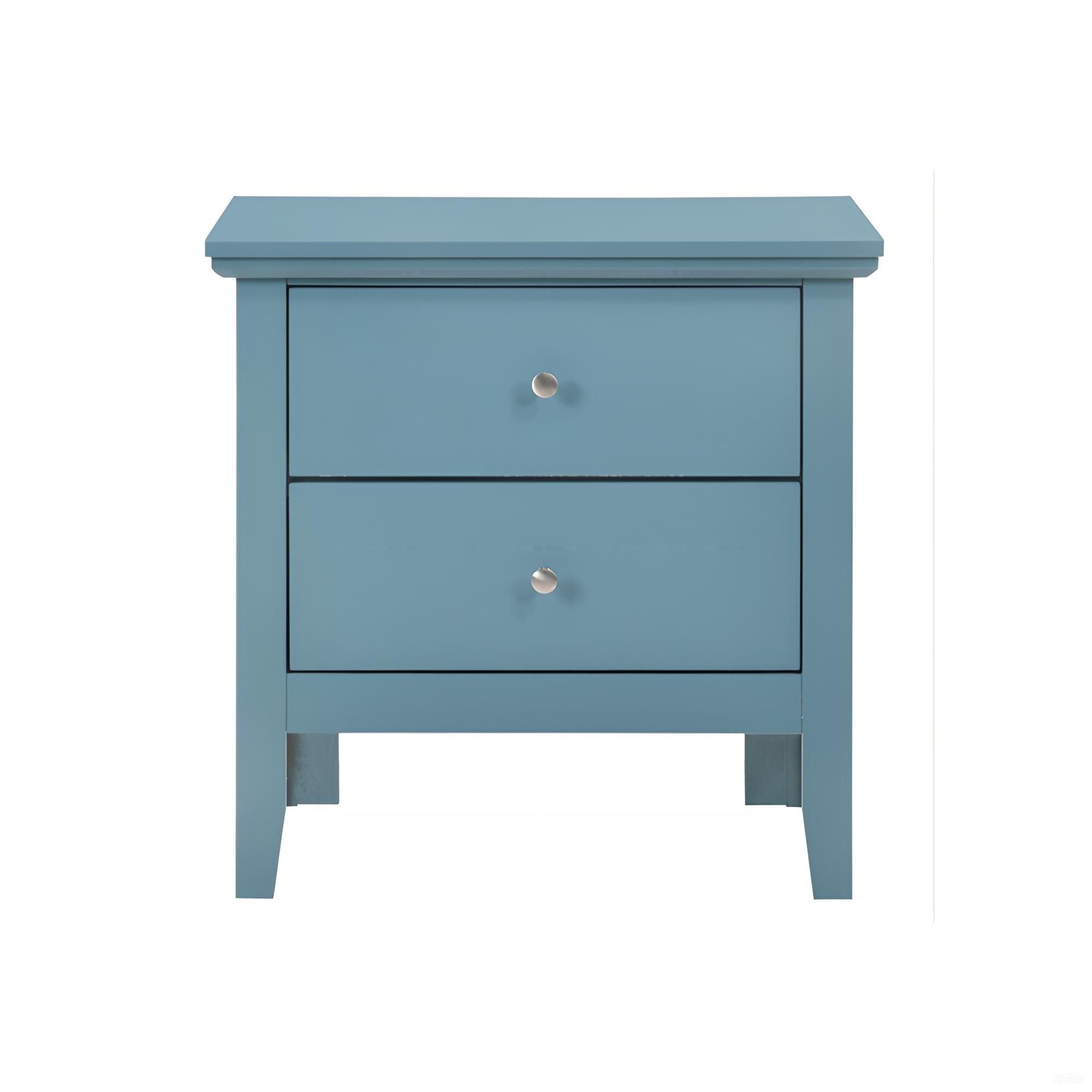 English Dovetailed Drawers Nightstand