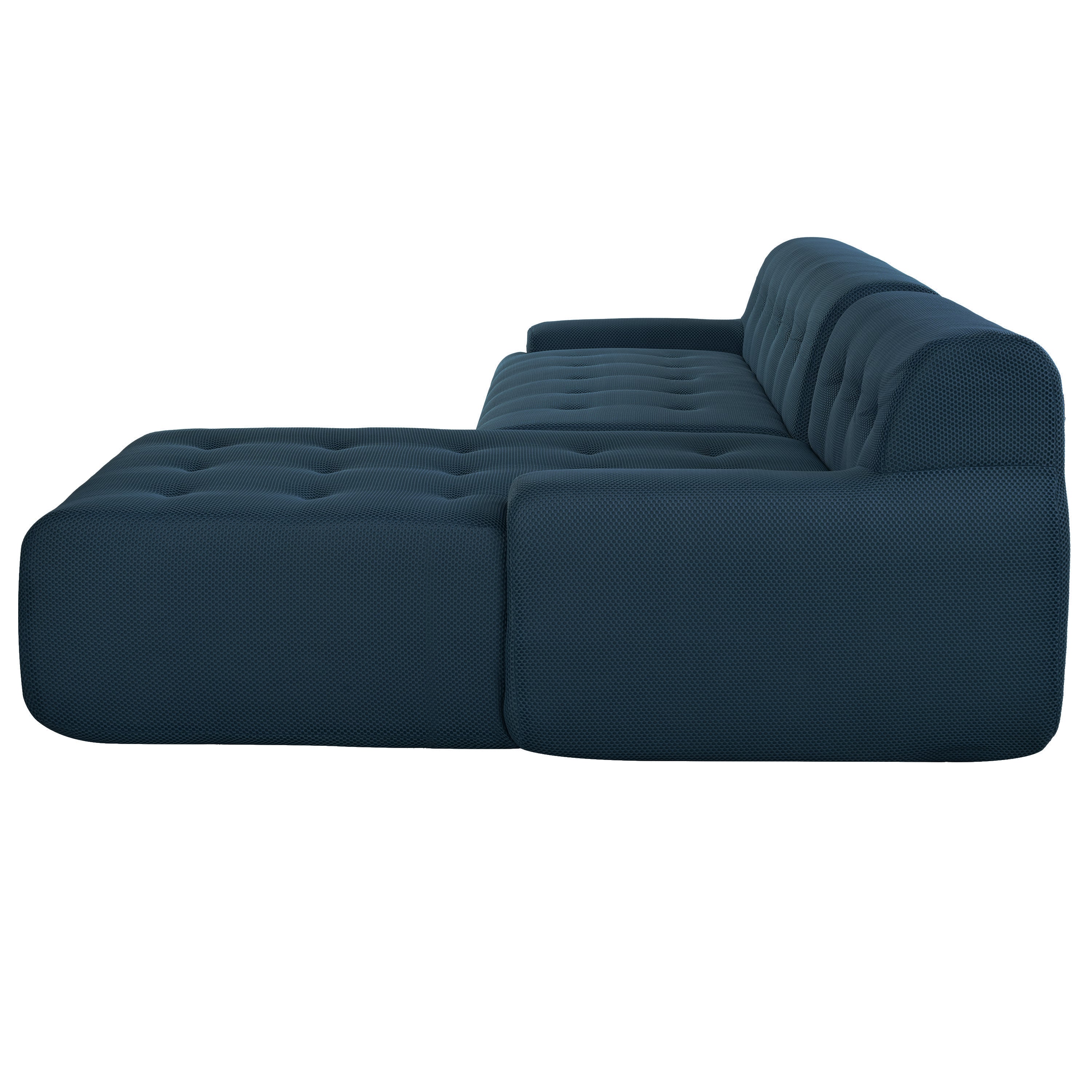 U_Style Modern Large L-Shaped Modular Sofa, Minimalist Style, 2-Piece Set with Free Combinations, Suitable for Living Rooms, Apartments, and Lounges