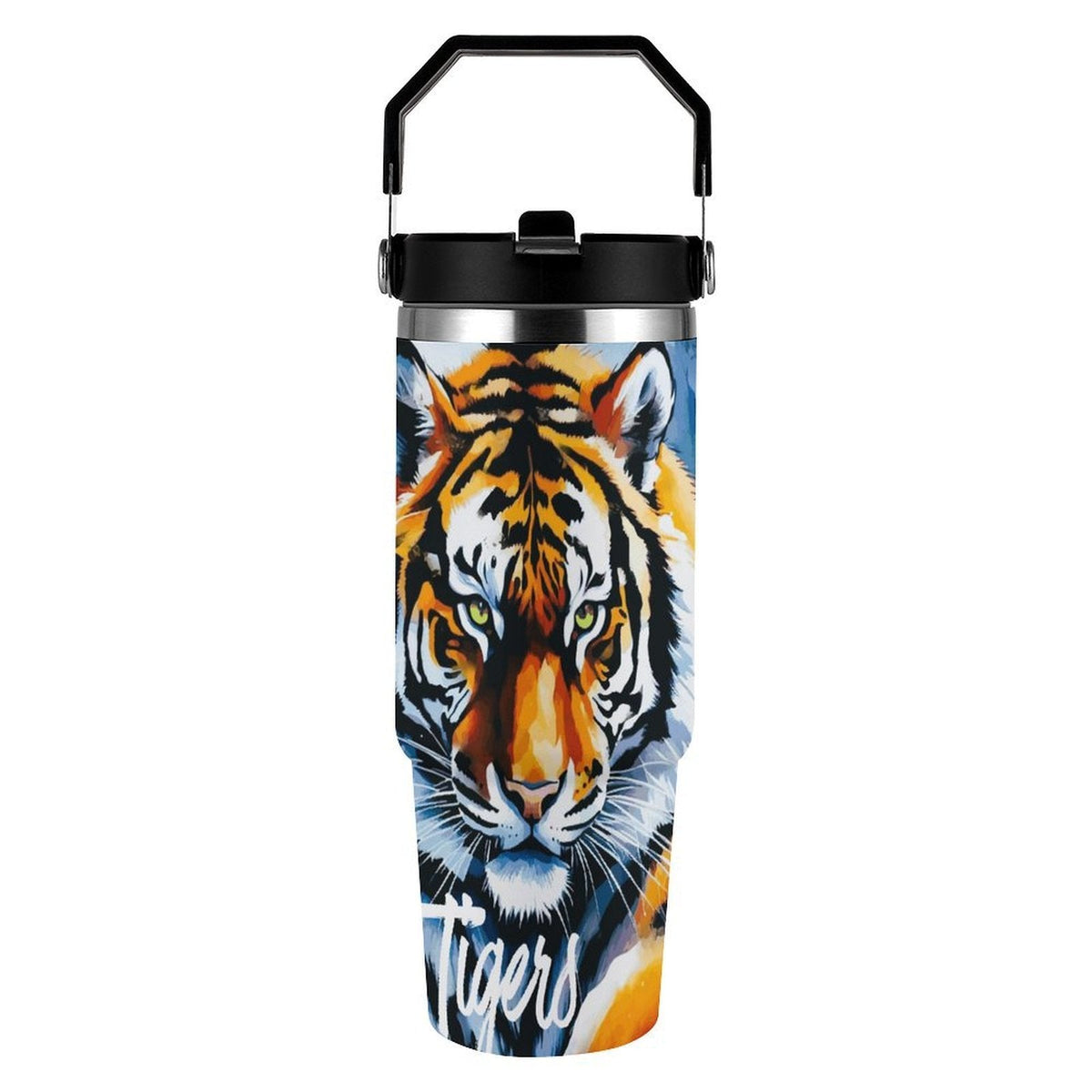 Tigers Fan 30 oz Stainless Steel Water Bottle Tumbler