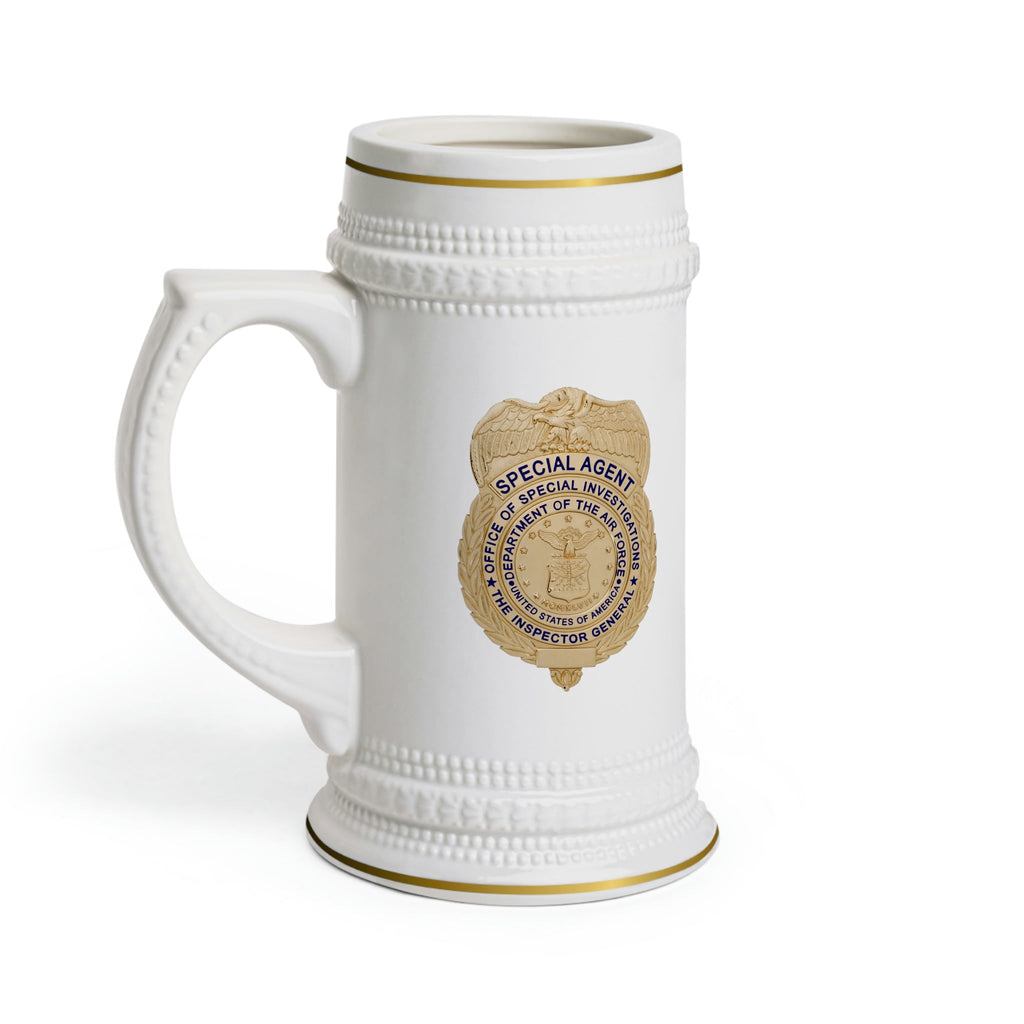 OSI Badge and Shield Beer Stein Mug