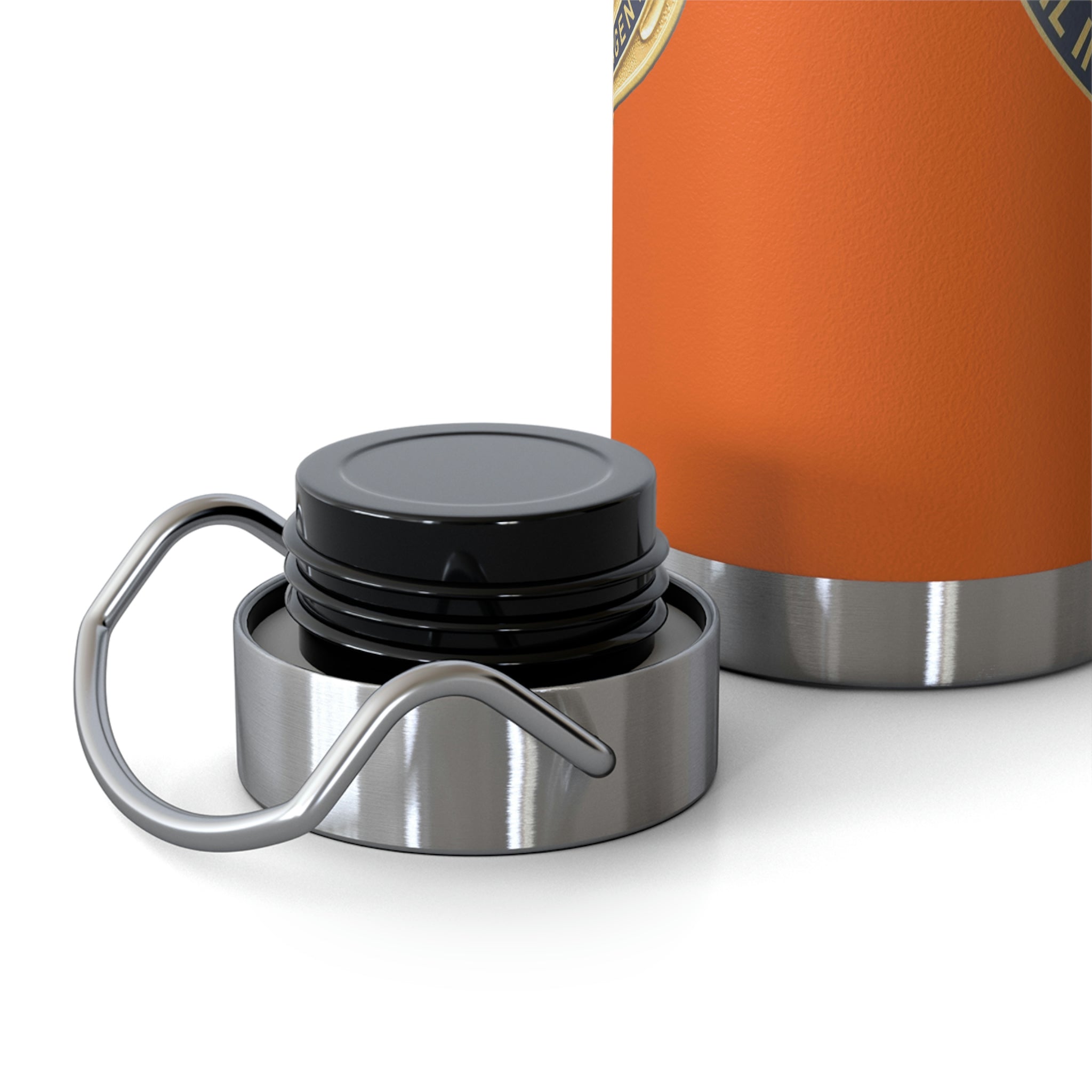 Army CID Badge and Seal - Copper Vacuum Insulated Bottle, 22oz