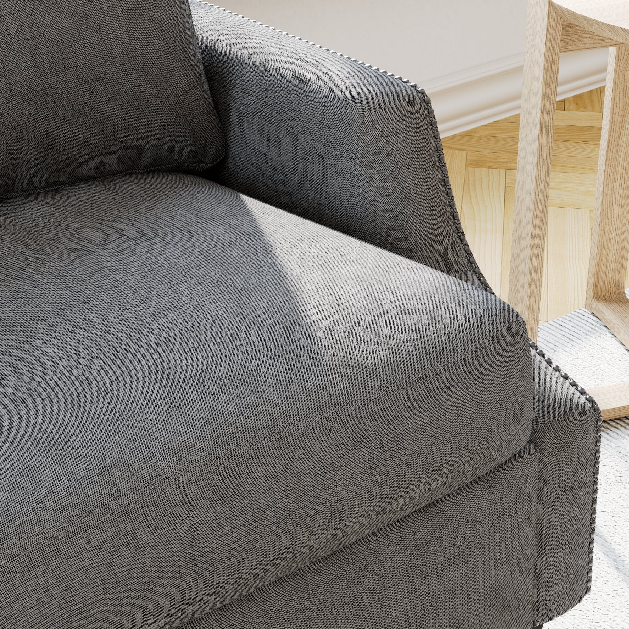 3 Piece Living Room Sofa Sets, Sectional Couch and Loveseat and Armchair Set, Modern 3 Seater Sofa + 2 Seater Couch+ Accent Chair Furniture Set for Apartment