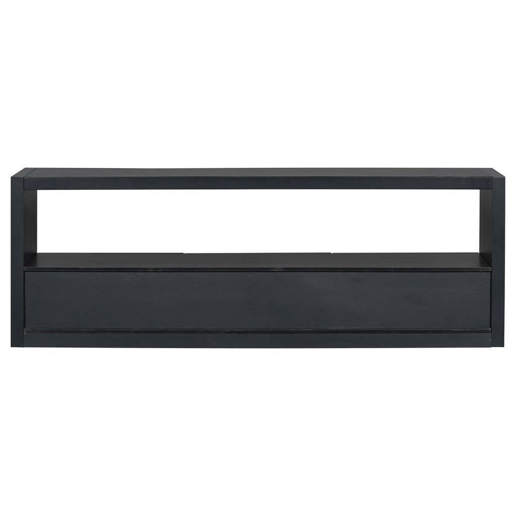 Mirod Stylish TV Stand with Ample Storage,Classic Design with Three Drawers and Spacious Surface,Minimalist Metal Handles,Versatile as TV Console or Side Cabinet