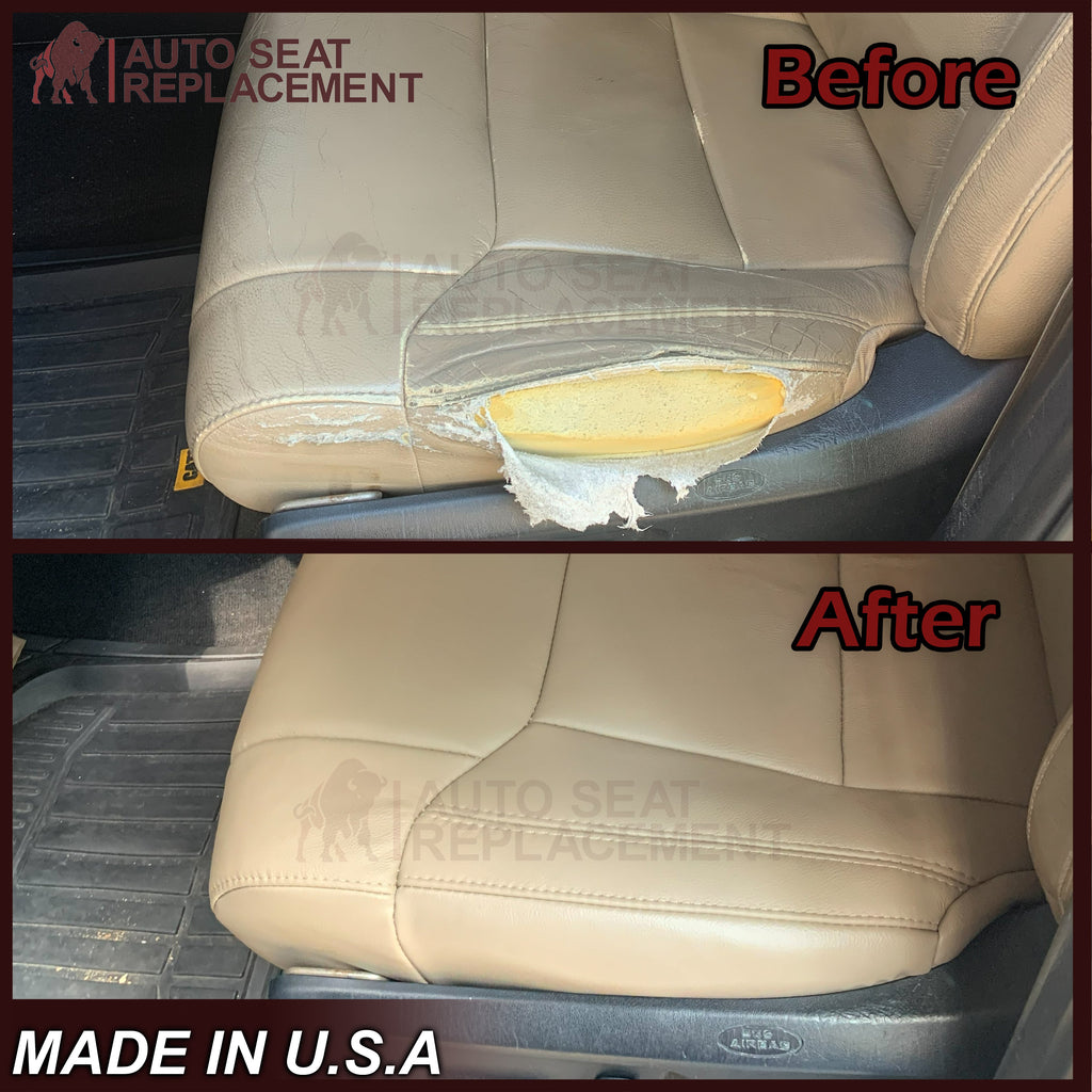 2014-2021 Toyota Tundra Driver OR Passenger Side Replacement Seat Cover: Tan