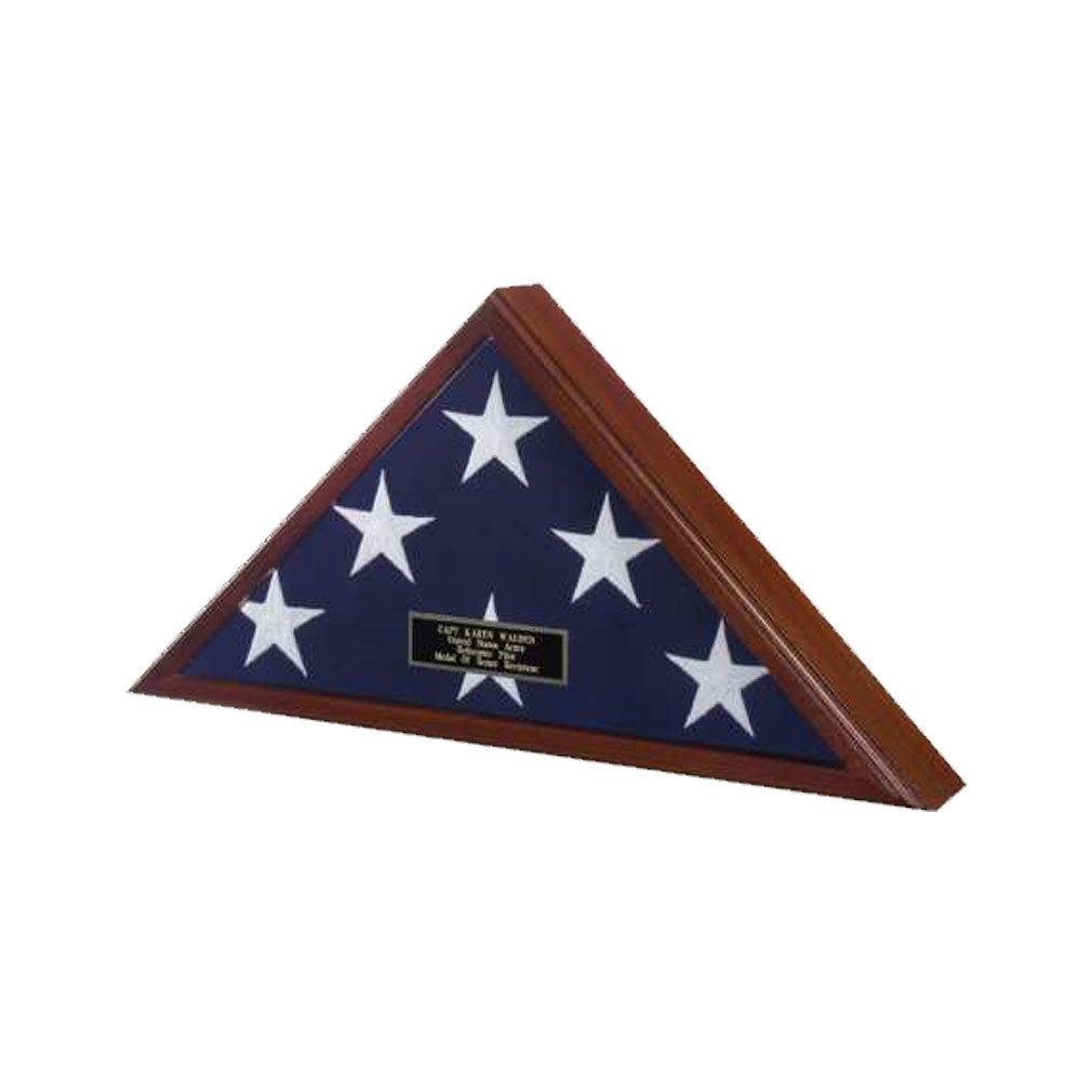Veteran American Flag Display Case