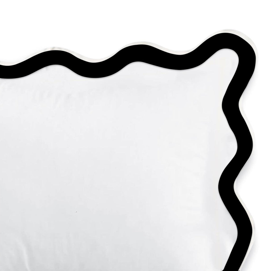 400TC Applique Scalloped Embroidery Cotton Duvet Cover Set