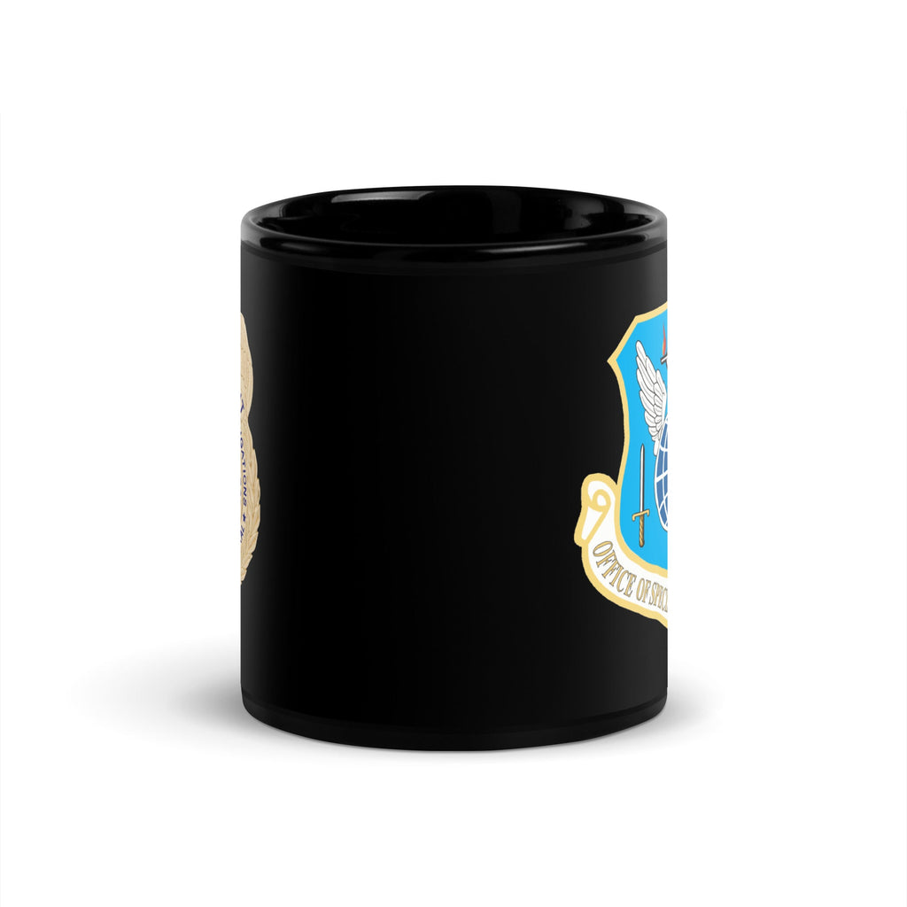 AFOSI Badge and Shield Coffee Mug - Black