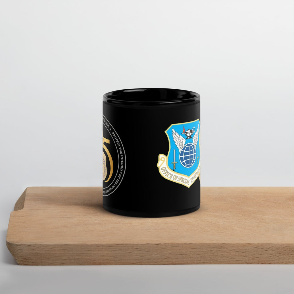 OSI 75th Anniversary Ceramic Mug - Black