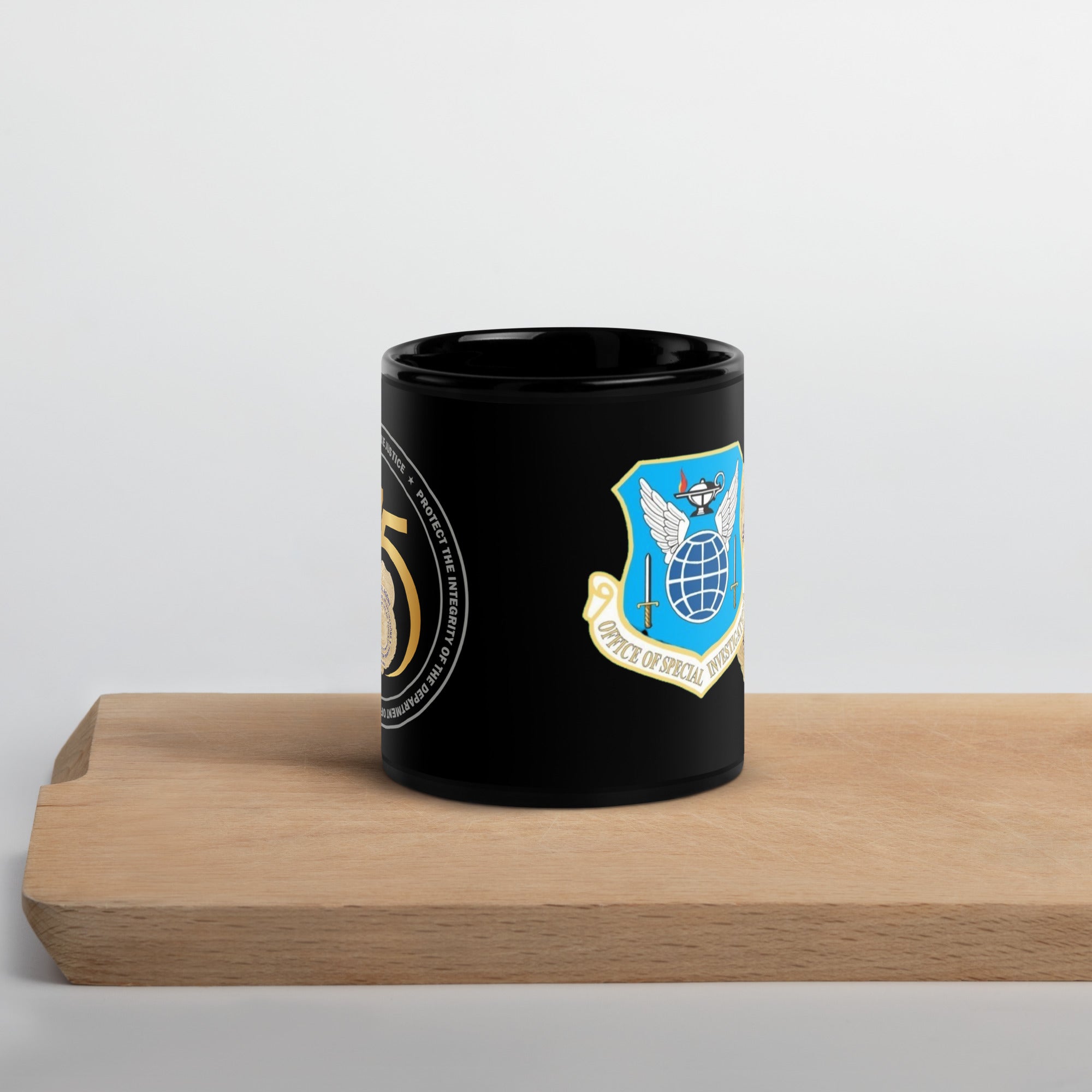 OSI 75th Anniversary Ceramic Mug - Black