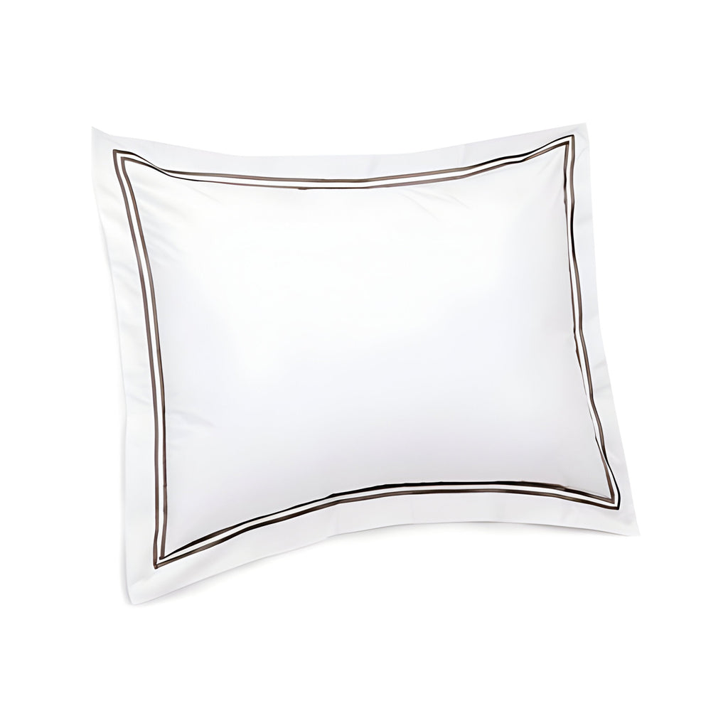 400TC Cotton Double Embroidery Sateen Solid Round Duvet Cover Set