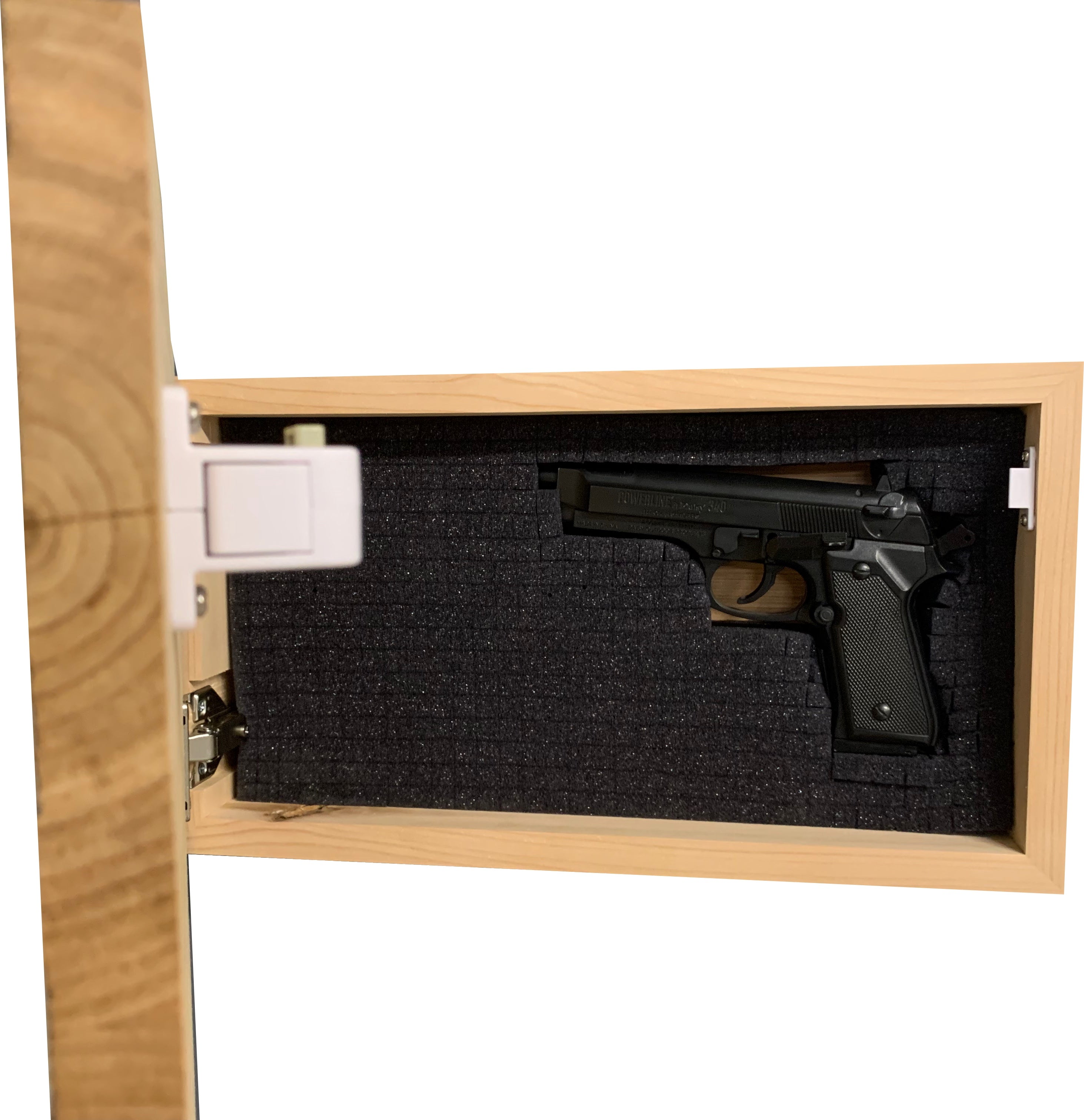 Blue Line American Flag Hidden Gun Storage, Customizable Thin Blue Line Concealment Flag for Police Officers and Law Enforcement Professionals