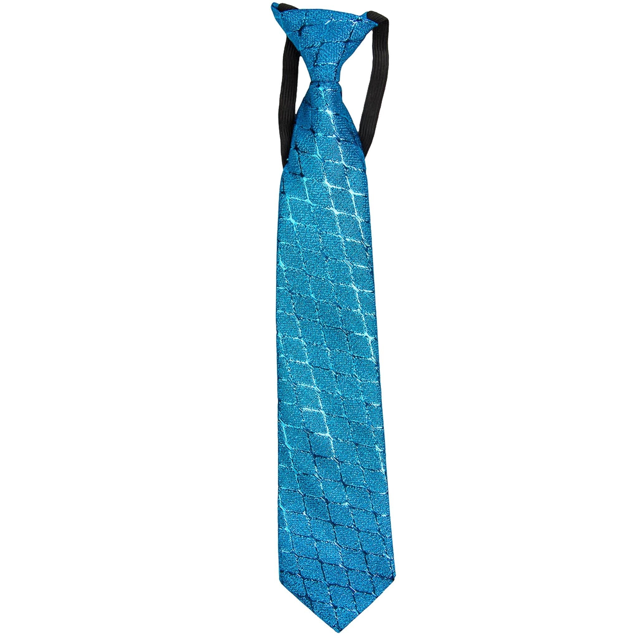 Vittorio Farina Boy's Metallic Elastic Necktie