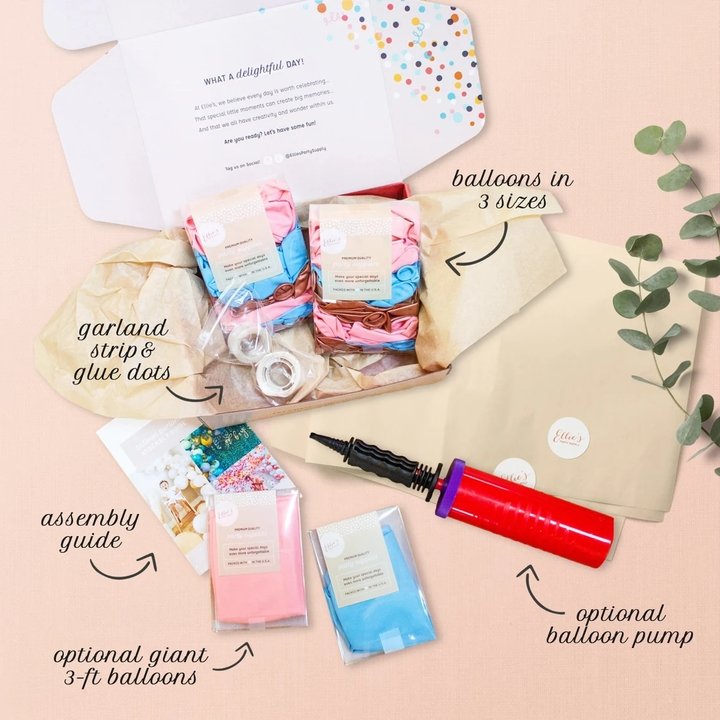Neutral Boho Balloon Garland Kit – Blush, Linen & White