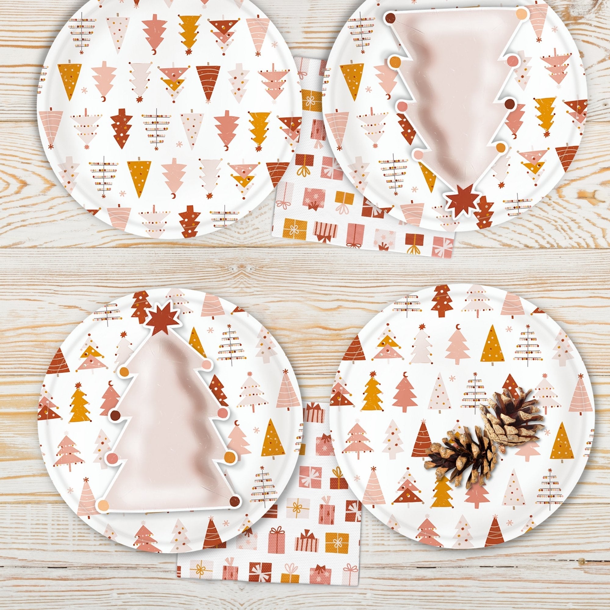 Christmas Tree Icon Cups