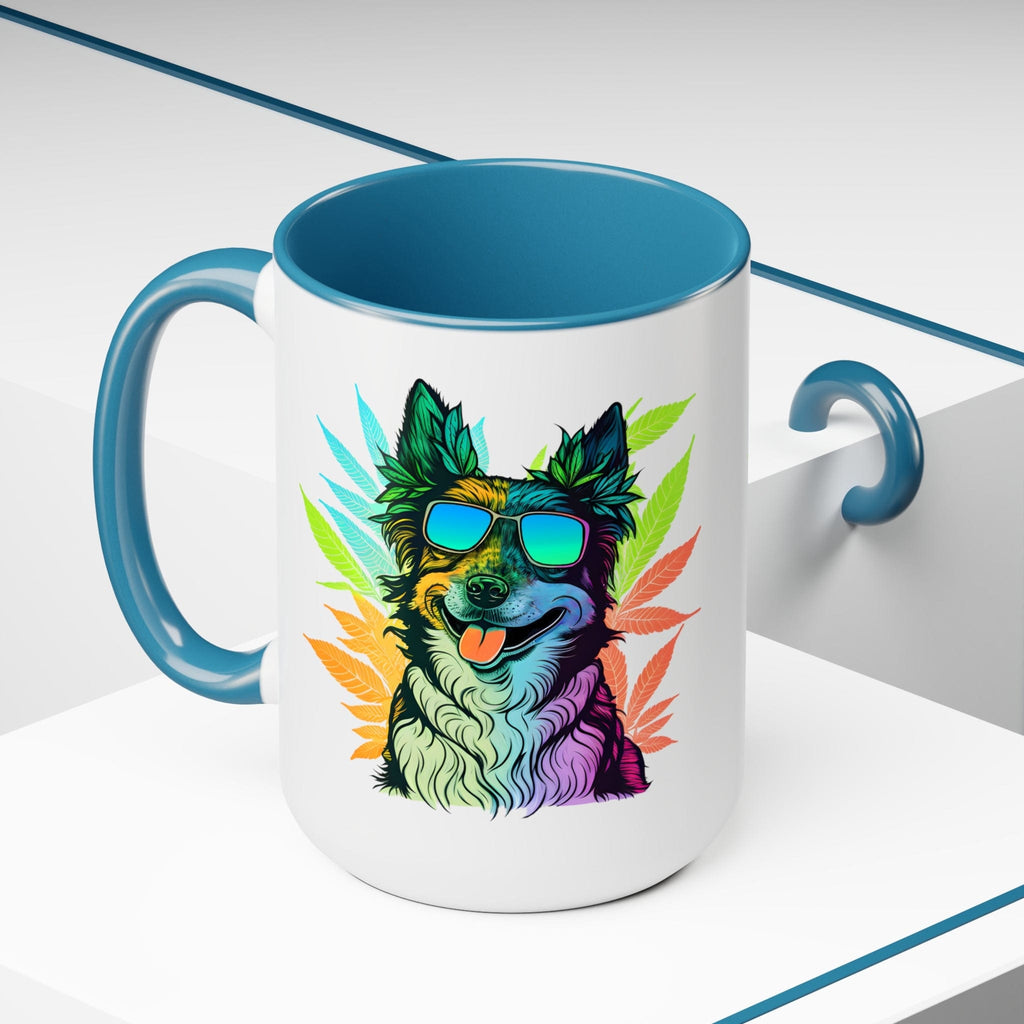 Cannabis Border Collie Mug