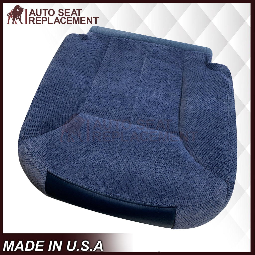 1995-1999 Chevy Tahoe Suburban Silverado Replacement Bottom Cloth Seat Cover in Navy Blue: Choose your options