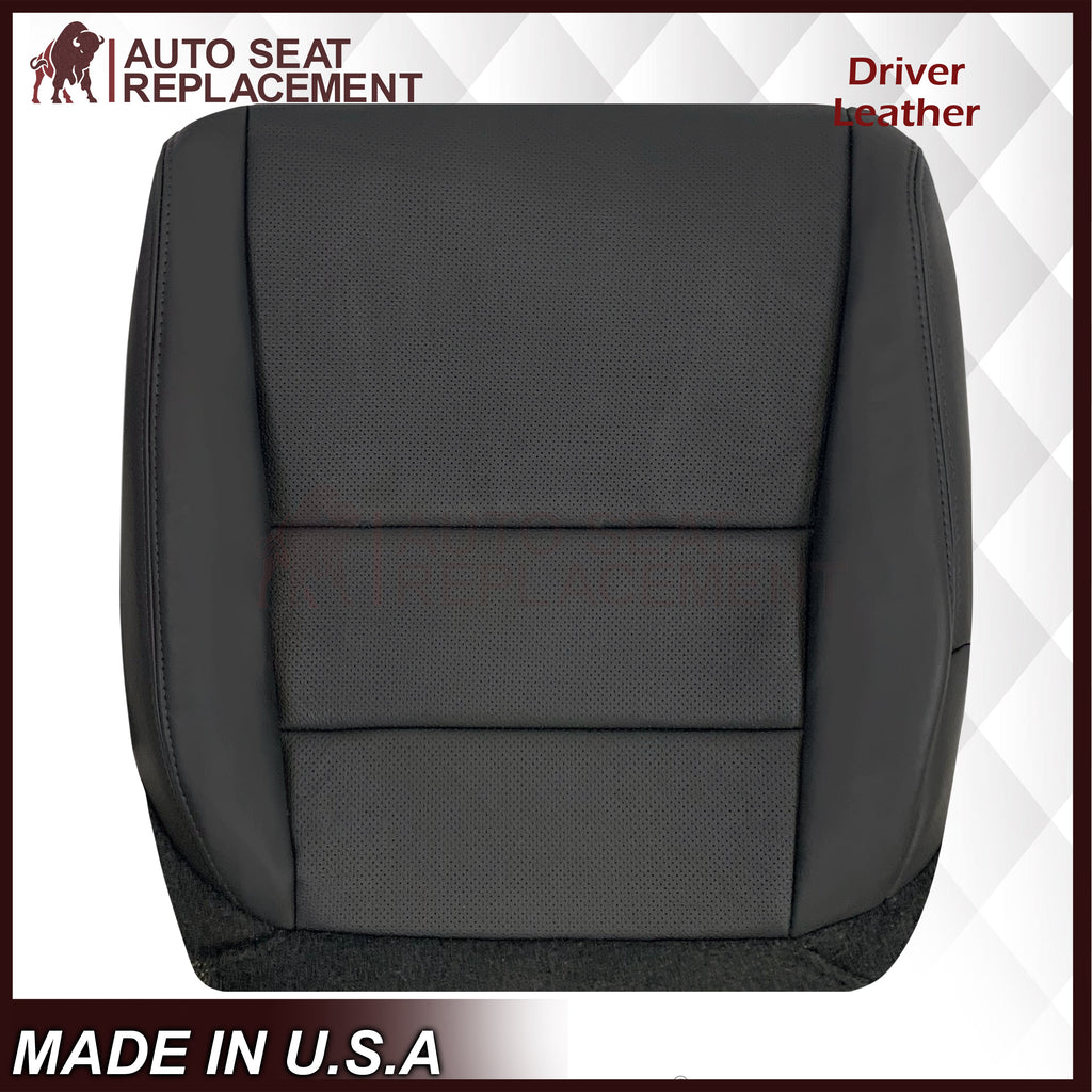 2005 - 2008 Acura TL Driver Or Passenger Seat Covers In Black: Choose Leather OR Synthetic Leather