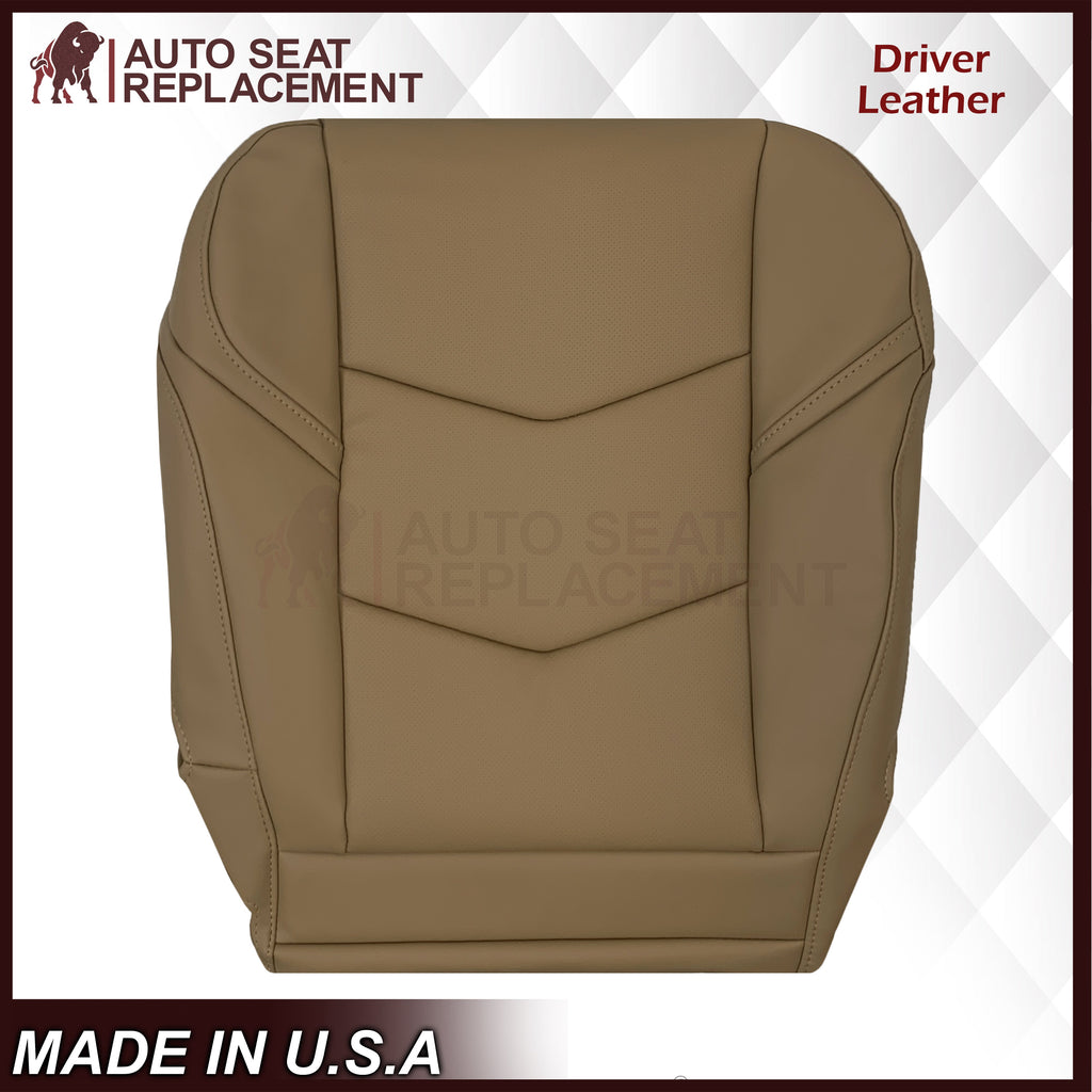 2018-2020 Cadillac Escalade Perforated Leather OR Syn. Leather Seat Cover Maple Sugar Tan: Choose From Variation