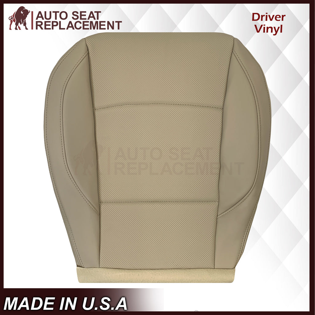 2015-2019 Subaru Outback Legacy Limited Replacement Synthetic Leather Seat Covers: Perforated, Ivory Tan