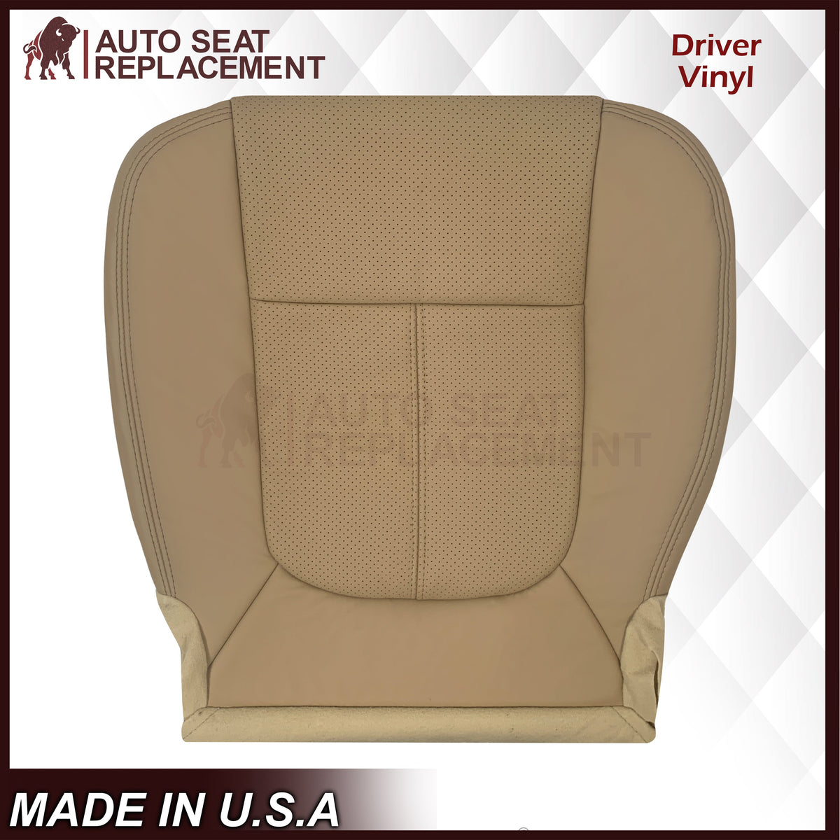 2011-2016 Ford F-250 F-350 F-450 Lariat Seat Cover Replacement in Adobe Tan: Choose From Variants