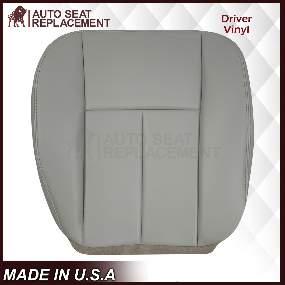 2005-2009 Chevrolet Trailblazer EXT LT Leather Replacement Seat Cover Gray