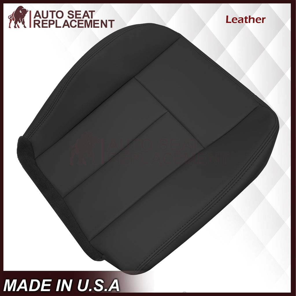 2005 to 2009 For Saab 9-7X SUV Front Base Bottom Syn. Leather Seat Cover In Black