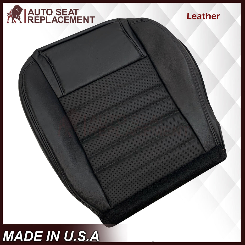 2005-2009 Ford Mustang GT V8 Convertible Replacement Seat Covers In Dark Charcoal: Black