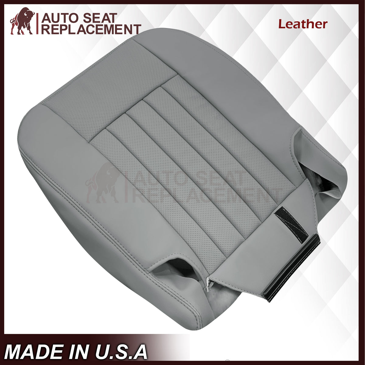 2003 2004 Lincoln Navigator Replacement Seat Covers in Gray: Choose Genuine Leather or Vinyl