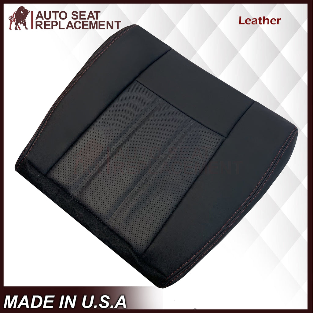 2008 - 2020 For Dodge Grand Caravan Replacement Bottom Seat Cover W/ Red Stitching: Choose your pattern