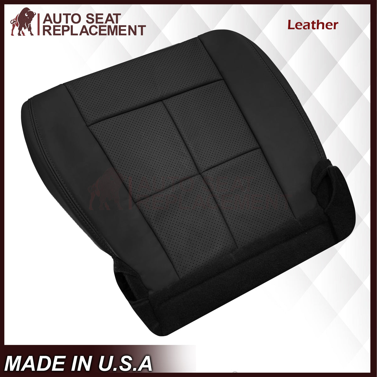 2007 - 2014 Lincoln Navigator Replacement Seat Covers in Black Leather or Synthetic Leather