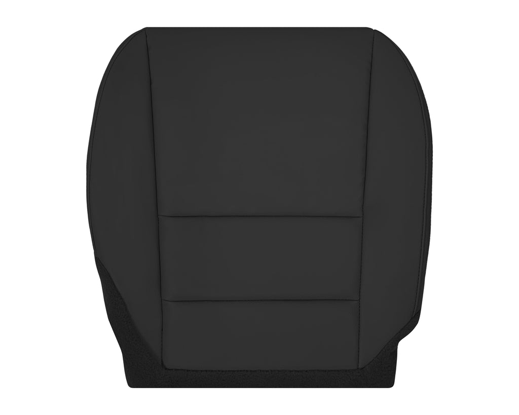 2007 - 2013 Acura MDX Driver Or Passenger Replacement Seat Covers: Non-Perforated Black