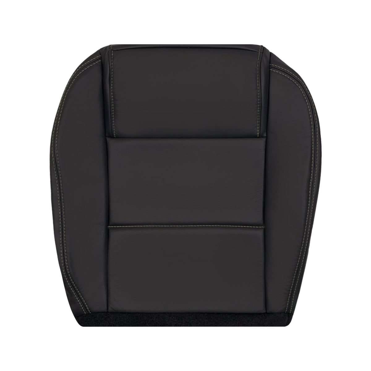 2005-2009 Ford Mustang Coupe GT V6 Leather Replacement Seat Covers in Black