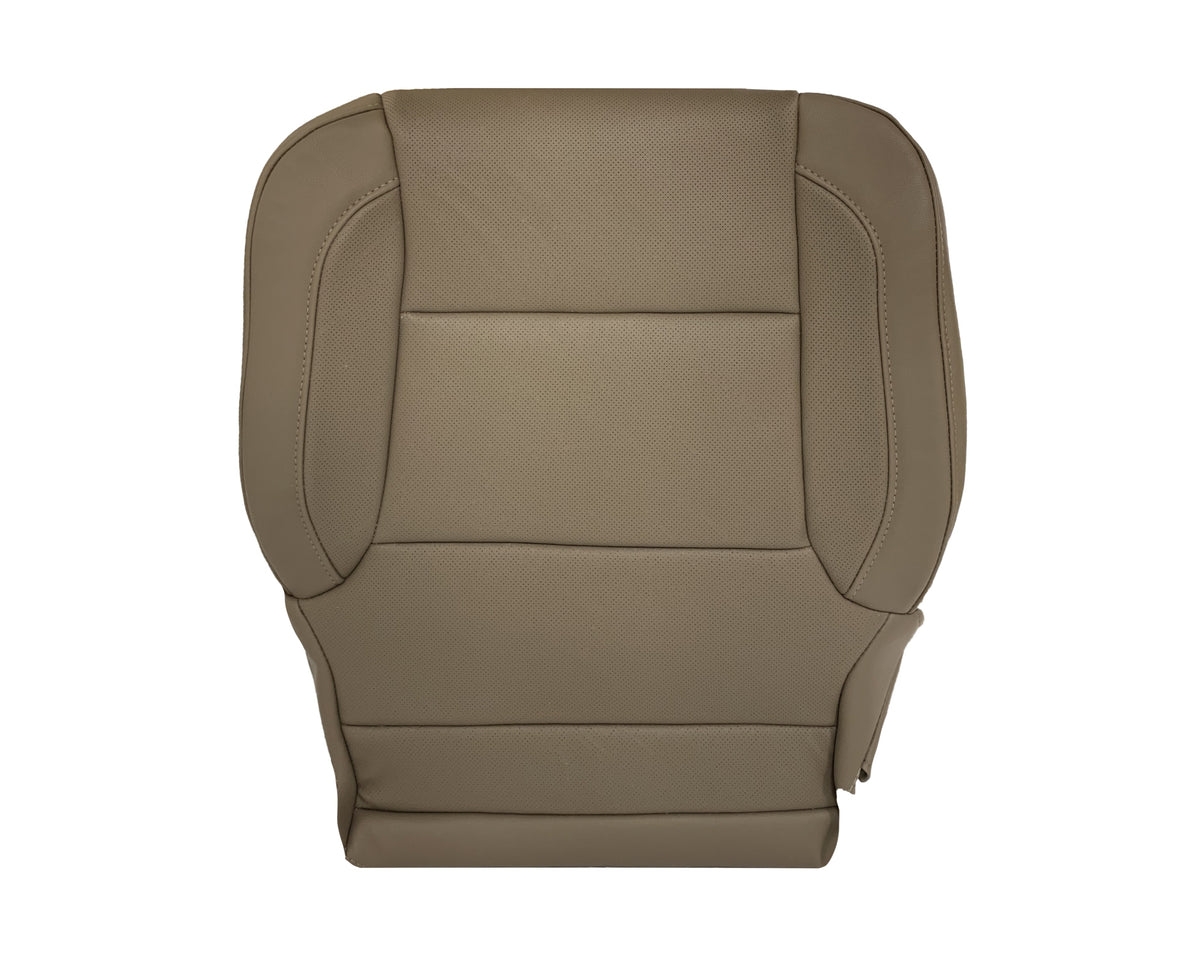 2014-2019 Chevy Silverado Tahoe Suburban & GMC Yukon PERFORATED Leather Seat Cover Replacement in Black, Gray, or Tan