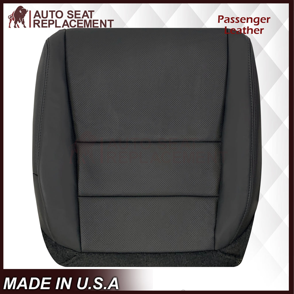2005 - 2008 Acura TL Driver Or Passenger Seat Covers In Black: Choose Leather OR Synthetic Leather