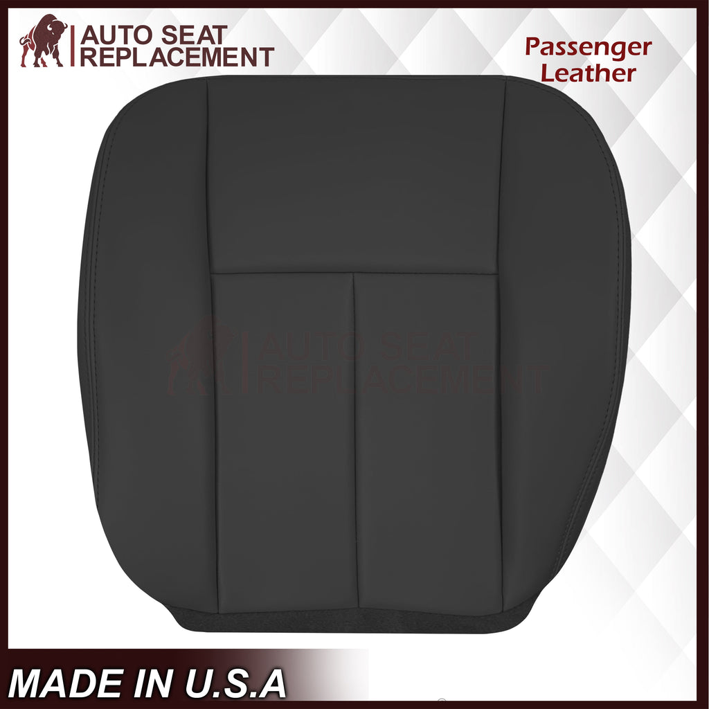 2005 to 2009 For Saab 9-7X SUV Front Base Bottom Syn. Leather Seat Cover In Black