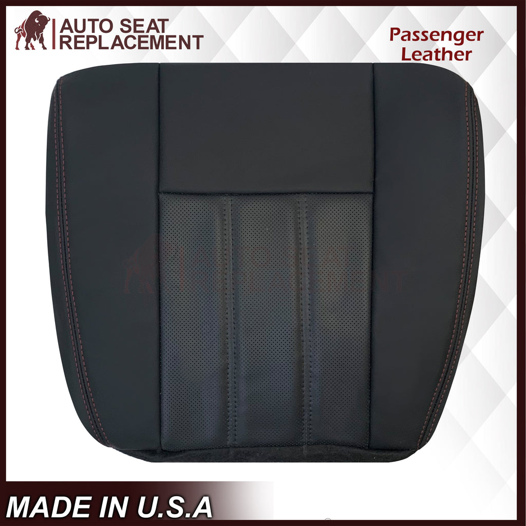 2008 - 2020 For Dodge Grand Caravan Replacement Bottom Seat Cover W/ Red Stitching: Choose your pattern