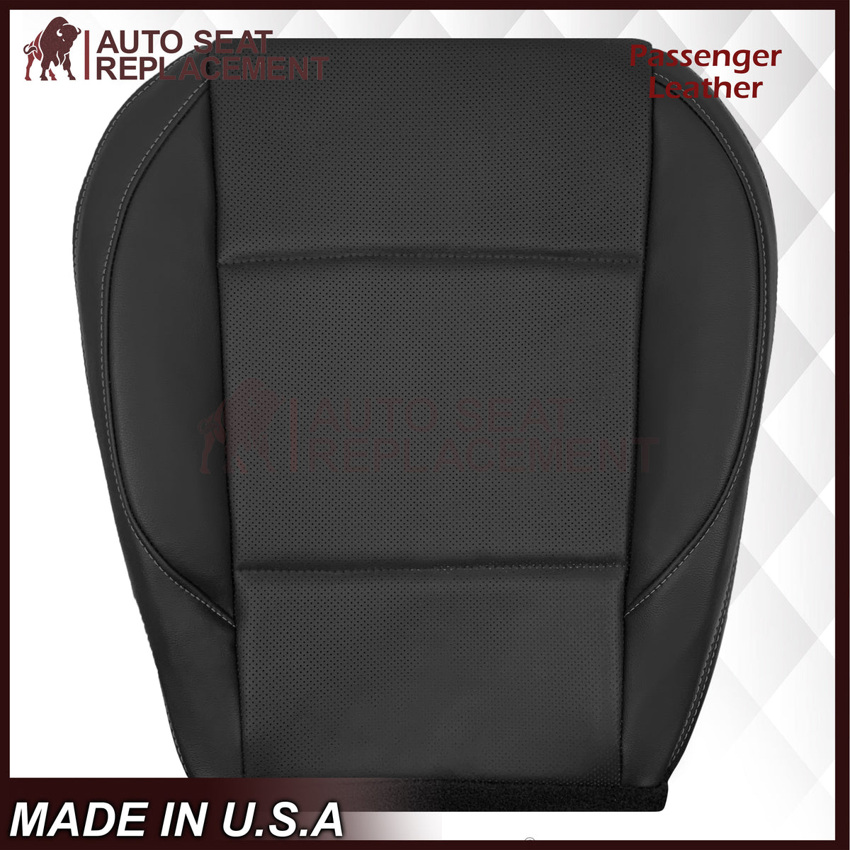 2015-2019 Subaru Outback LIMITED Replacement Leather Seat Covers: Perforated, Black
