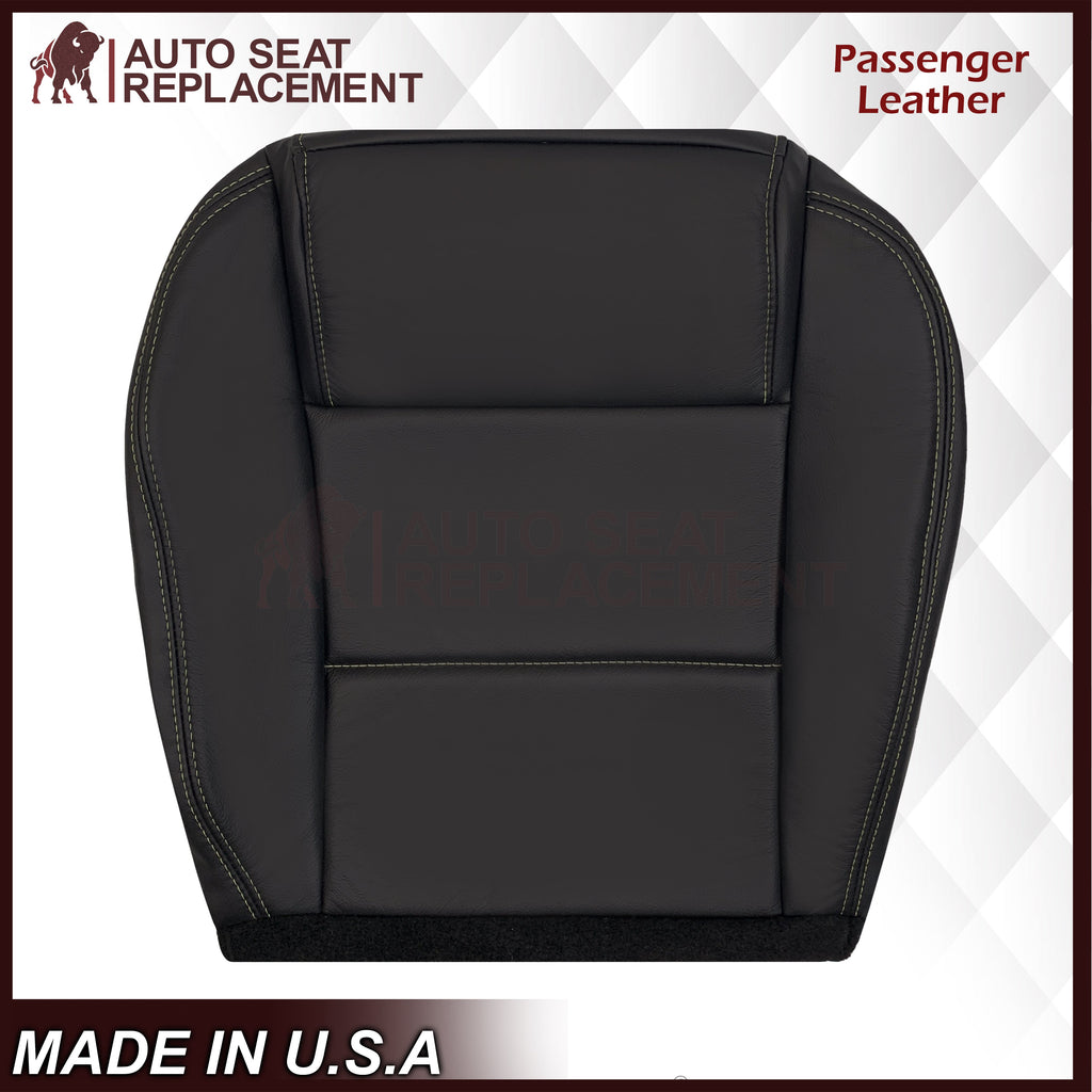 2005-2009 Ford Mustang Coupe GT V6 Leather Replacement Seat Covers in Black