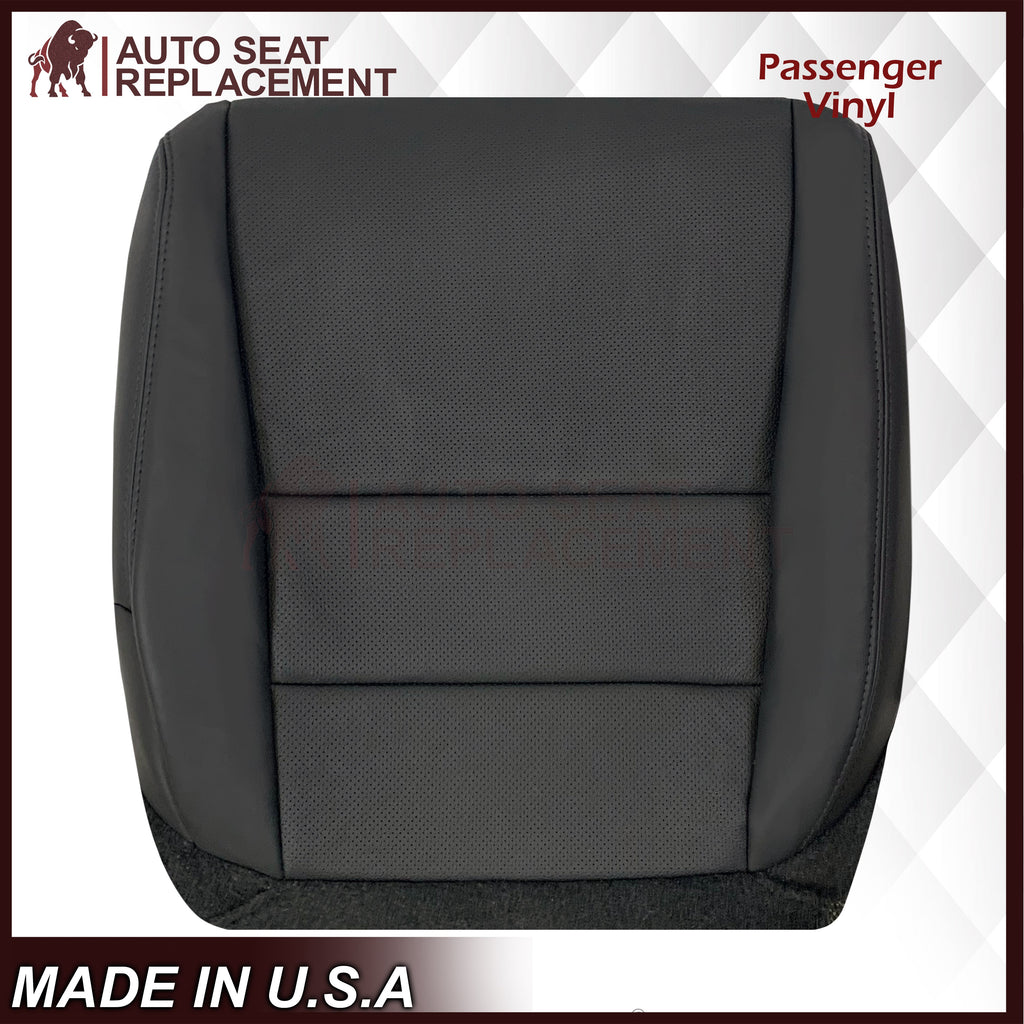 2005 - 2008 Acura TL Driver Or Passenger Seat Covers In Black: Choose Leather OR Synthetic Leather