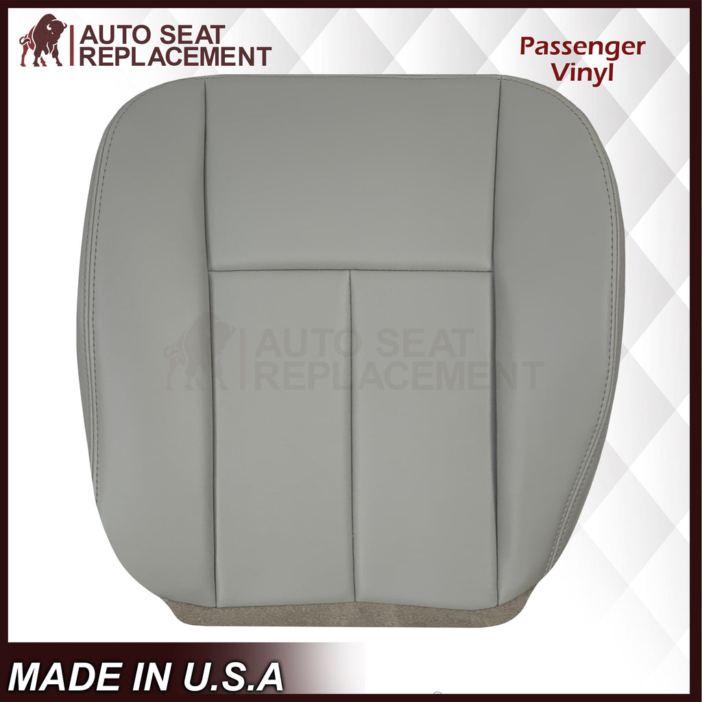 2004-2007 Buick Rainier Leather Replacement Seat Cover In Light Gray