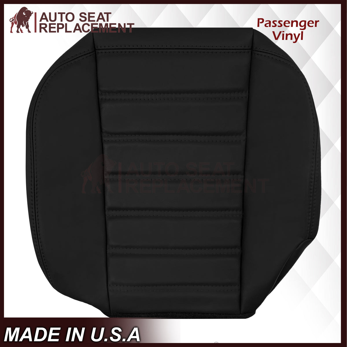 2003 - 2007 Hummer H2 SUV SUT Adventure LEATHER Seat Cover: Ebony Black