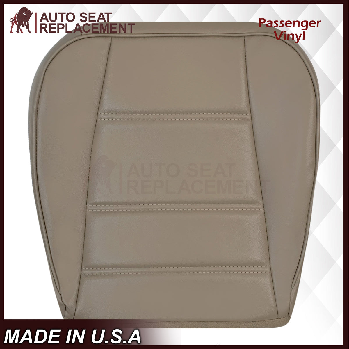 1999-2004 Ford Mustang V6 Replacement Seat Cover In Medium Parchment Tan: Choose From Variation
