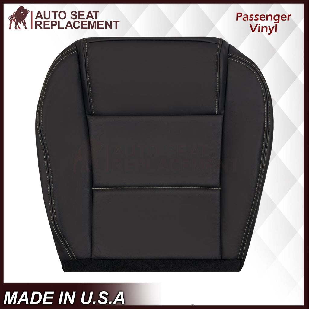 2005-2009 Ford Mustang Coupe GT V6 Leather Replacement Seat Covers in Black