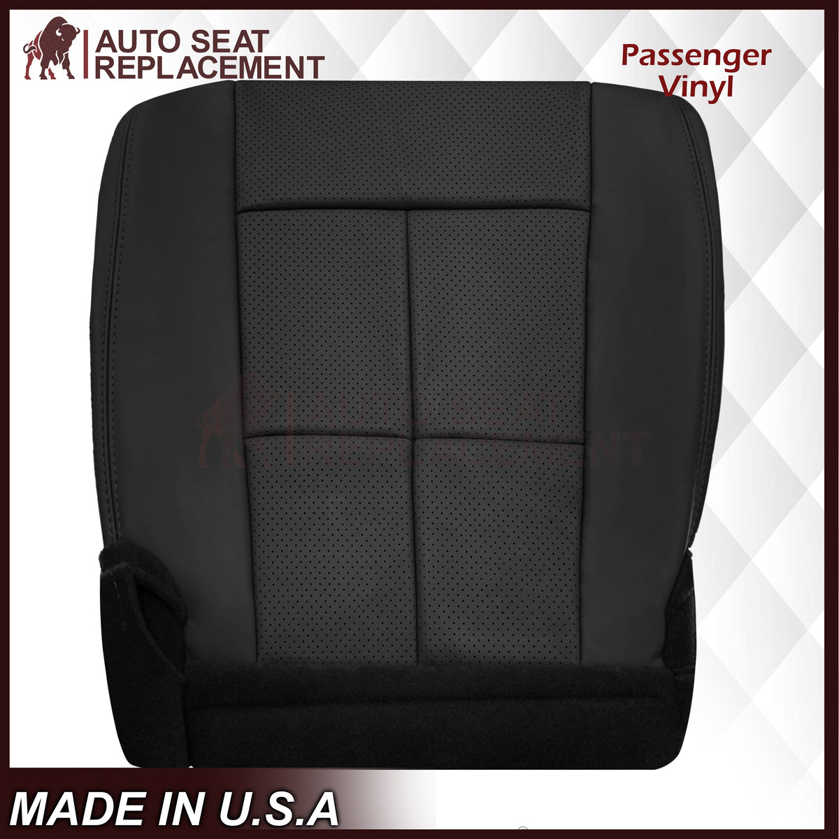2007 - 2014 Lincoln Navigator Replacement Seat Covers in Black Leather or Synthetic Leather