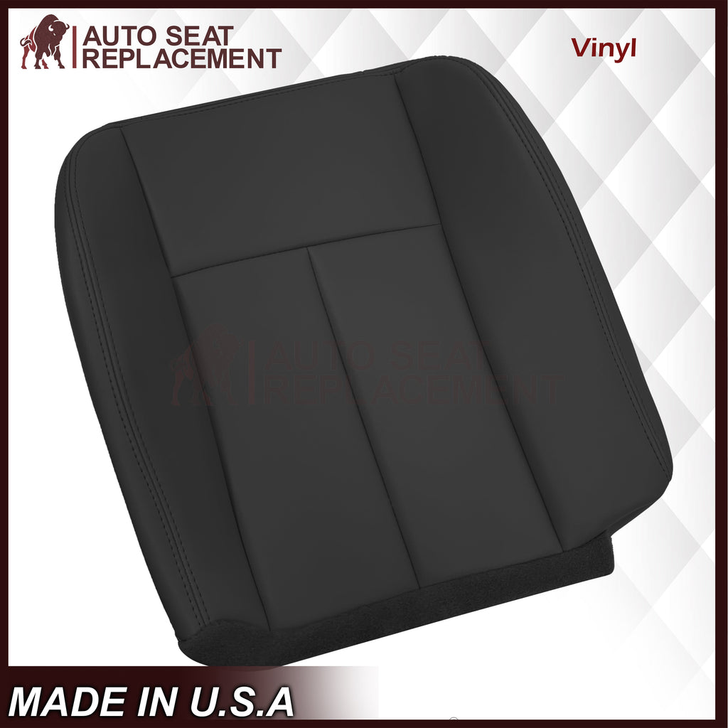 2005 to 2009 For Saab 9-7X SUV Front Base Bottom Syn. Leather Seat Cover In Black