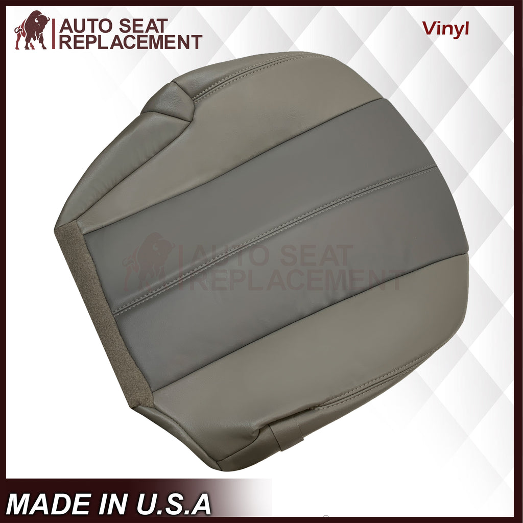 2001 2002 GMC Yukon Denali XL SLT SLE Leather Replacement Seat Cover 2 Tone Gray: Choose From Variation