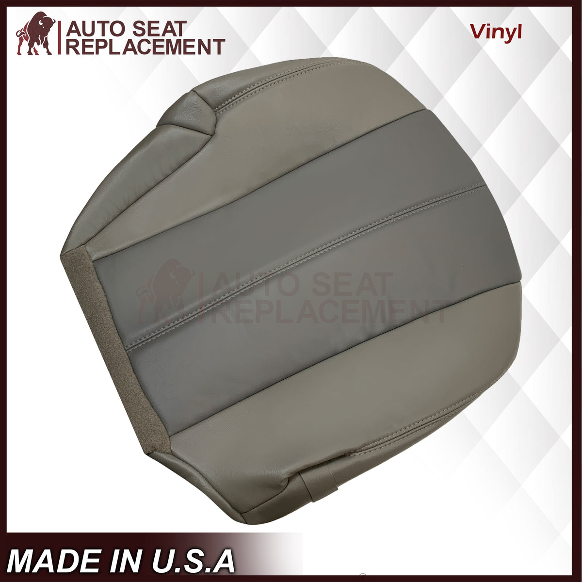 2001 2002 GMC Yukon Denali XL SLT SLE Leather Replacement Seat Cover 2 Tone Gray: Choose From Variation