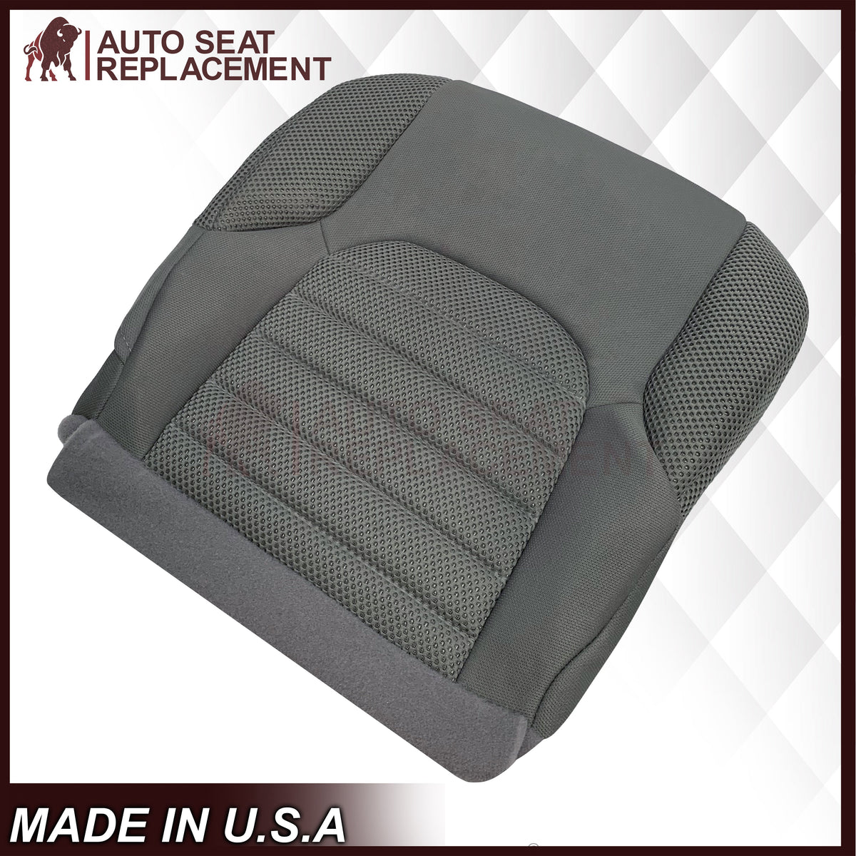 2005 - 2015 Nissan Pathfinder-Xterra Replacement Bottom Gray Cloth (Fabric) Material Seat Cover